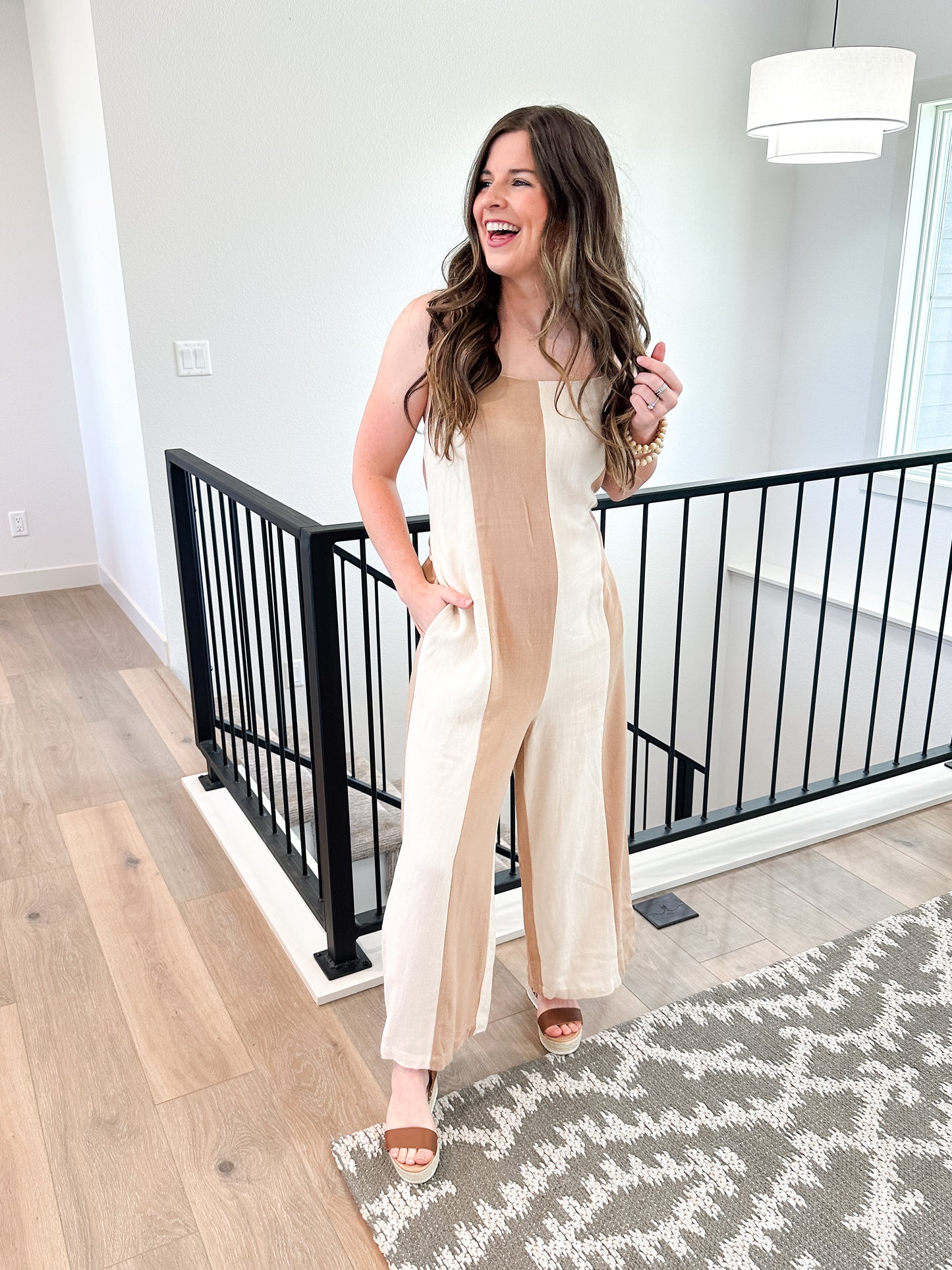 Color Block Jumpsuit