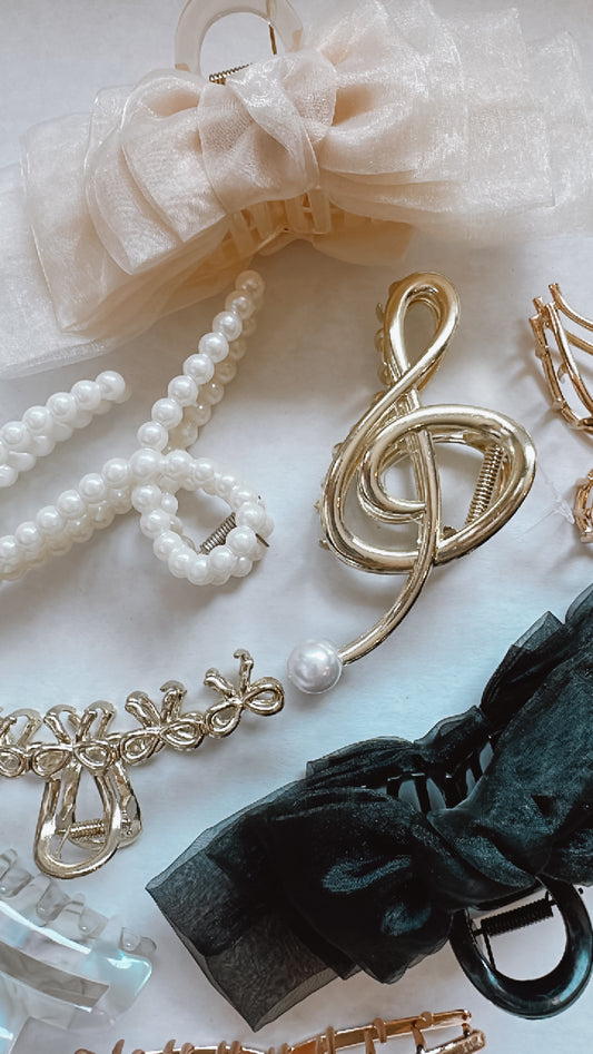 Treble Clef Hair Clip