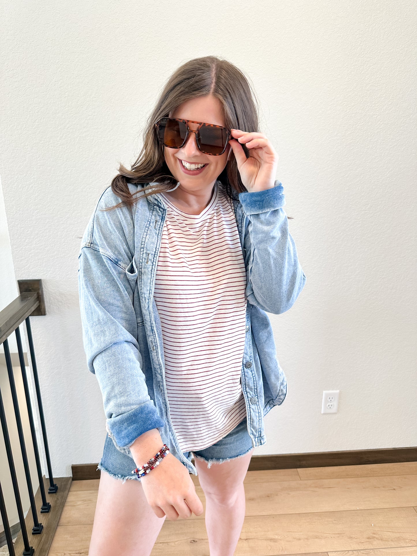 Cherry Stripe Tee
