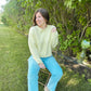 Butter Yellow Piper Cardigan