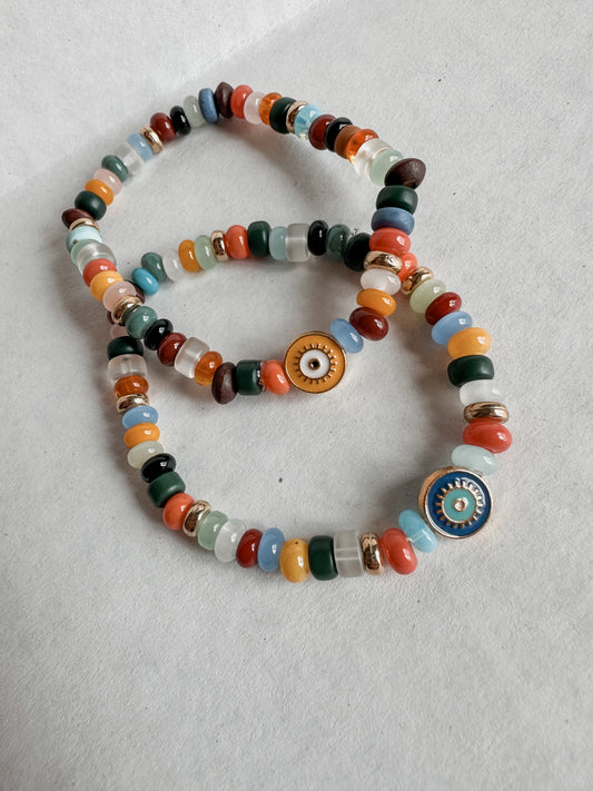 Colorful Evil Eye Bracelet