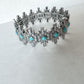 Silver Aztec Stretch Bracelet