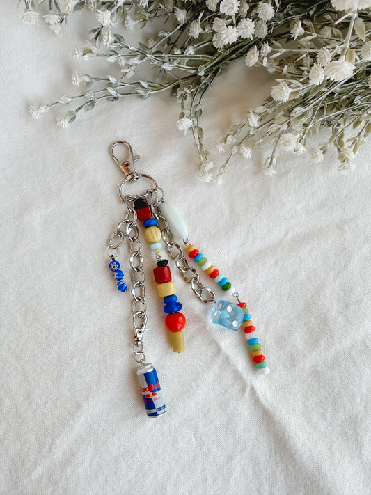 Red Bull ColorBlock Keychain