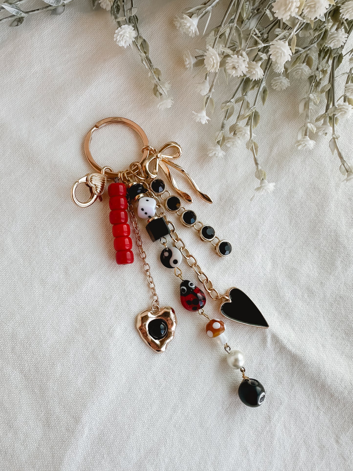Black Hearts Club Keychain