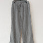 Black Gingham Pants
