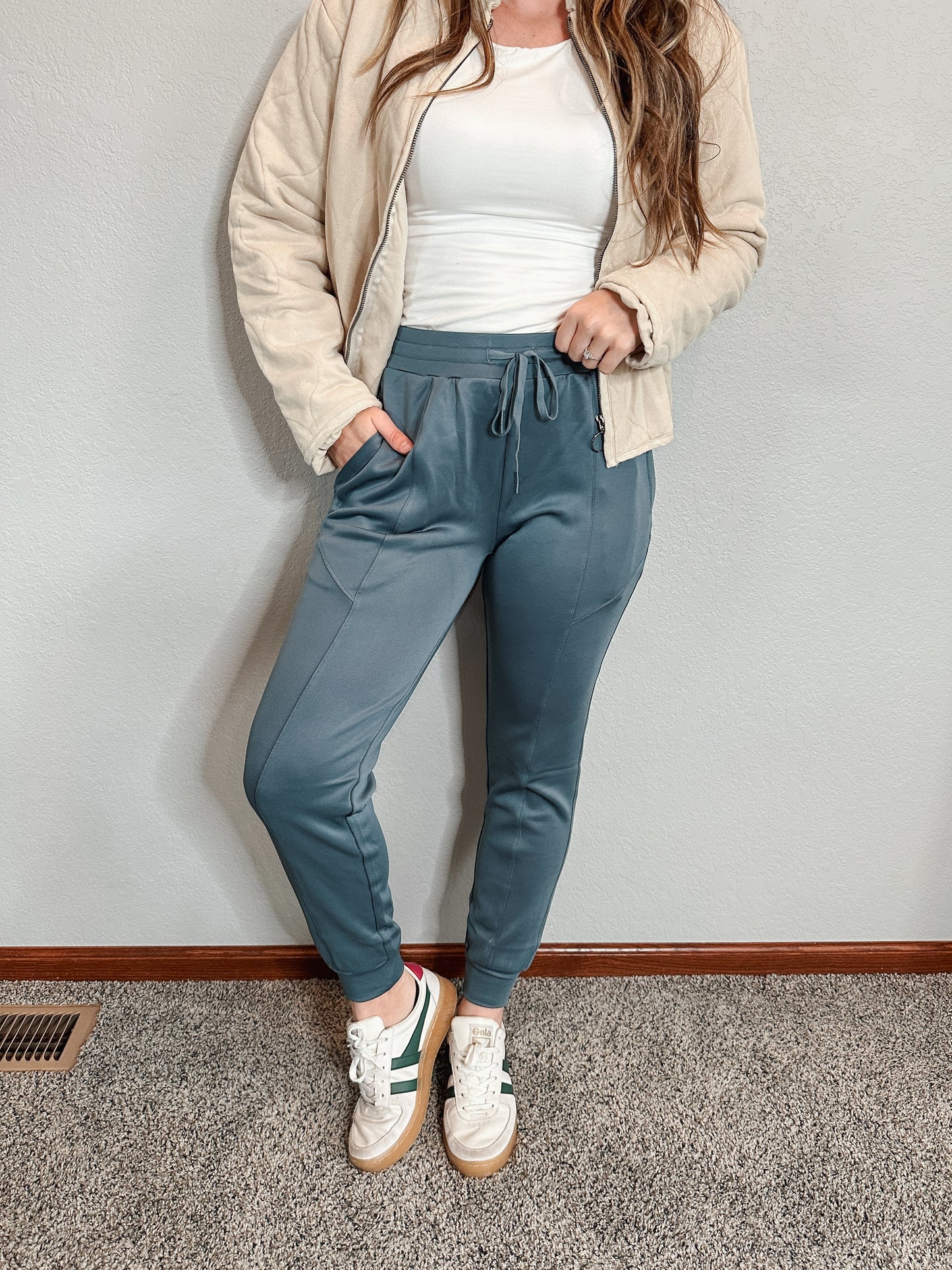 Blue Grey Joggers