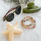 Green Framed Sunglasses