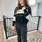 Chenille Stripe Sweater