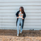 Vintage Black Duster Shacket