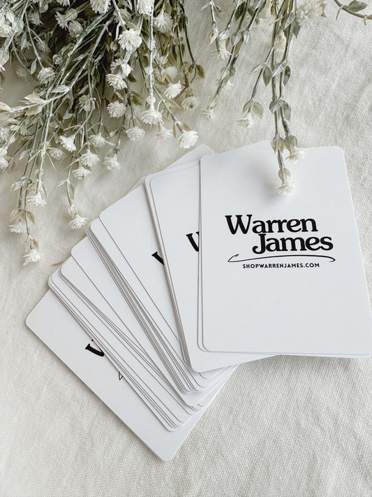 Warren James Playing Cards