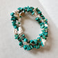 Turquoise Shell Bracelet Set