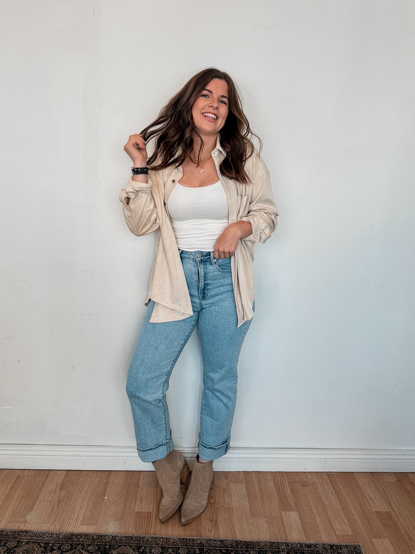 Light Denim Relaxed Straight