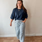 Navy Drop Shoulder Sweater