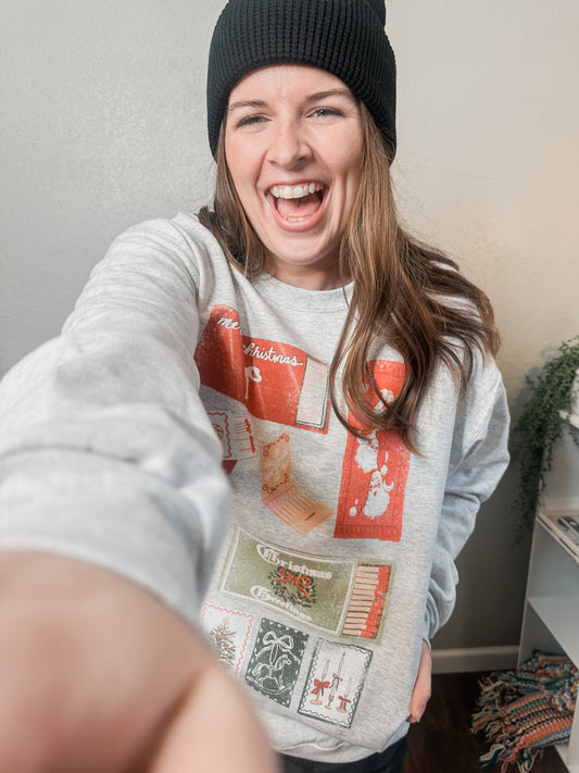 Merry + Bright Matchbox Sweatshirt