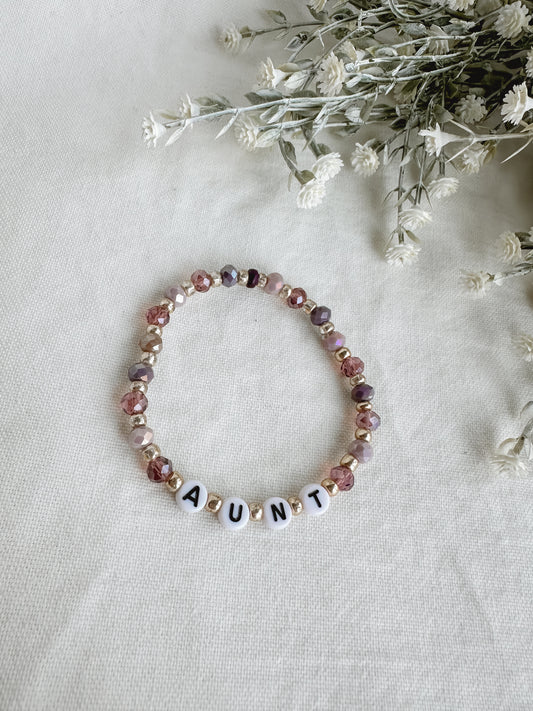 Purple Aunt Bracelet