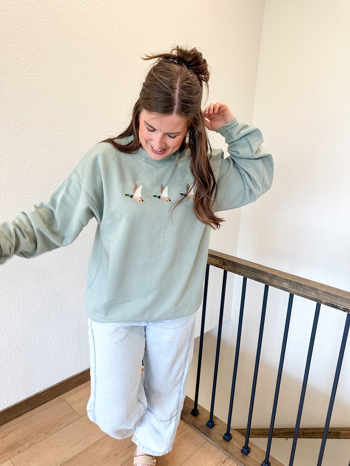 Mallard Embroidered Sweatshirt