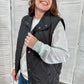 Black Quilted Vest