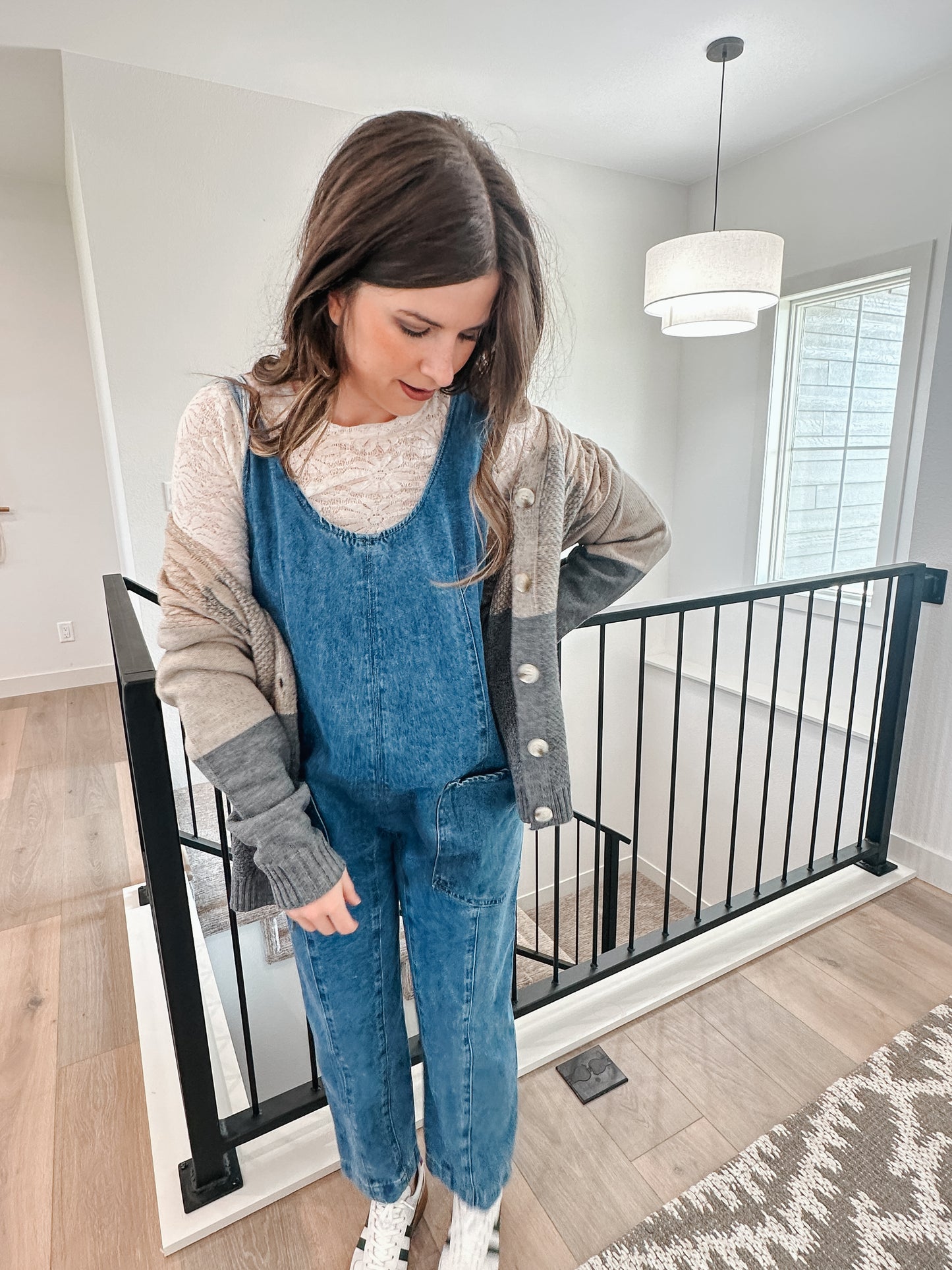 Braided Ombre Cardigan