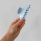 Baby Blue Stripe Claw Clip