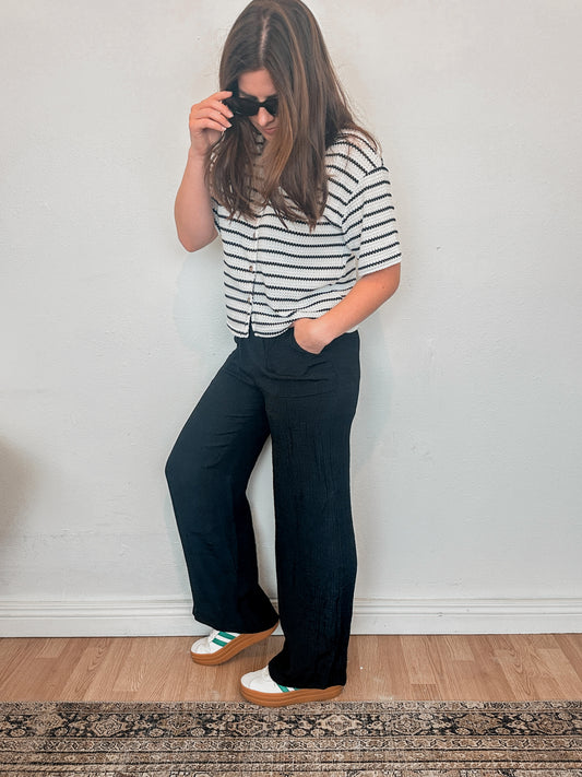 Black Wide Leg Pants