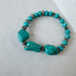 Beaded Turquoise Stretch Bracelets