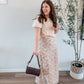 Cream Floral Skirt