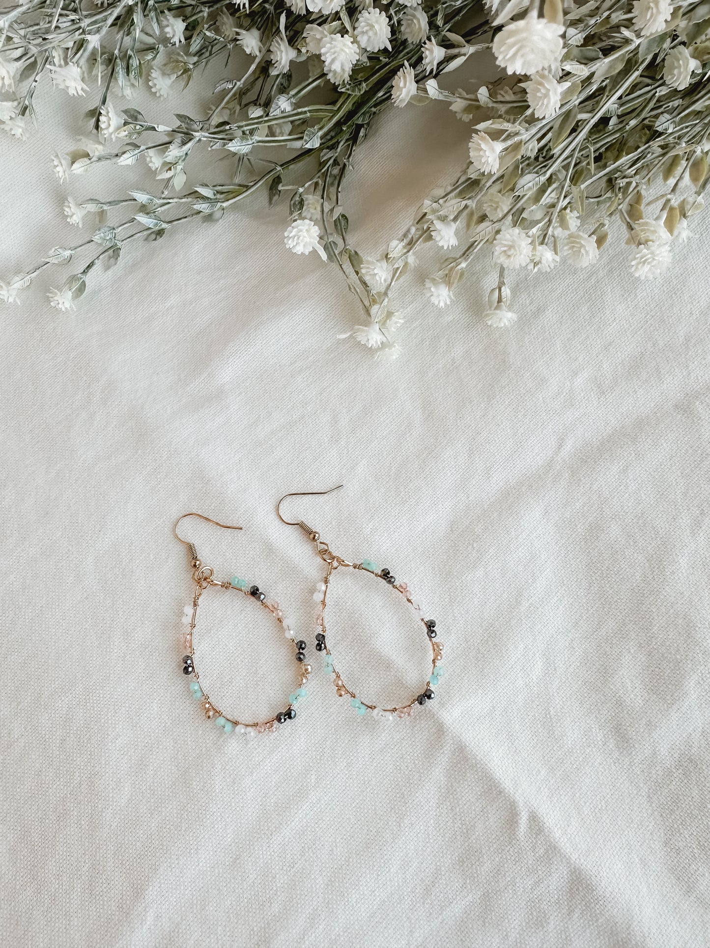 Beaded Drop Earrings