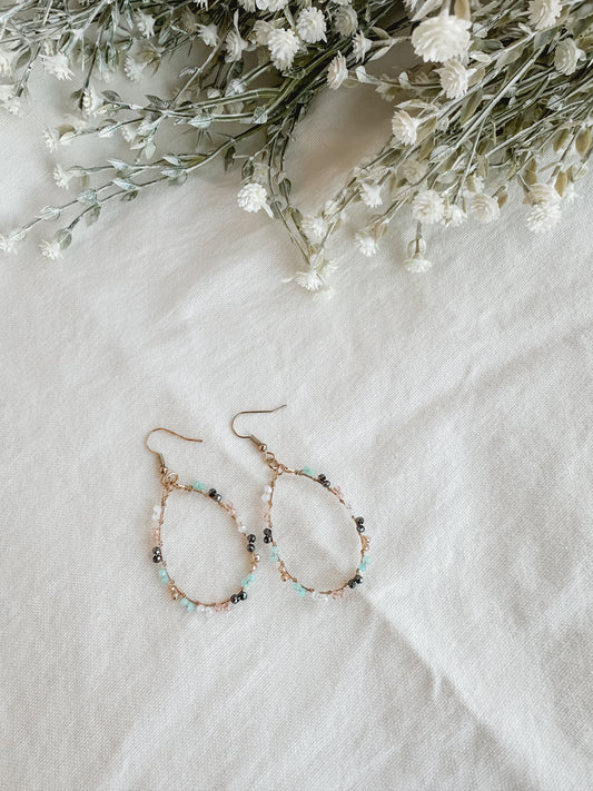 Beaded Drop Earrings