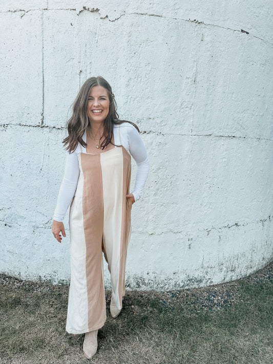 Color Block Jumpsuit