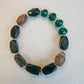 Stone Green Stretch Bracelet