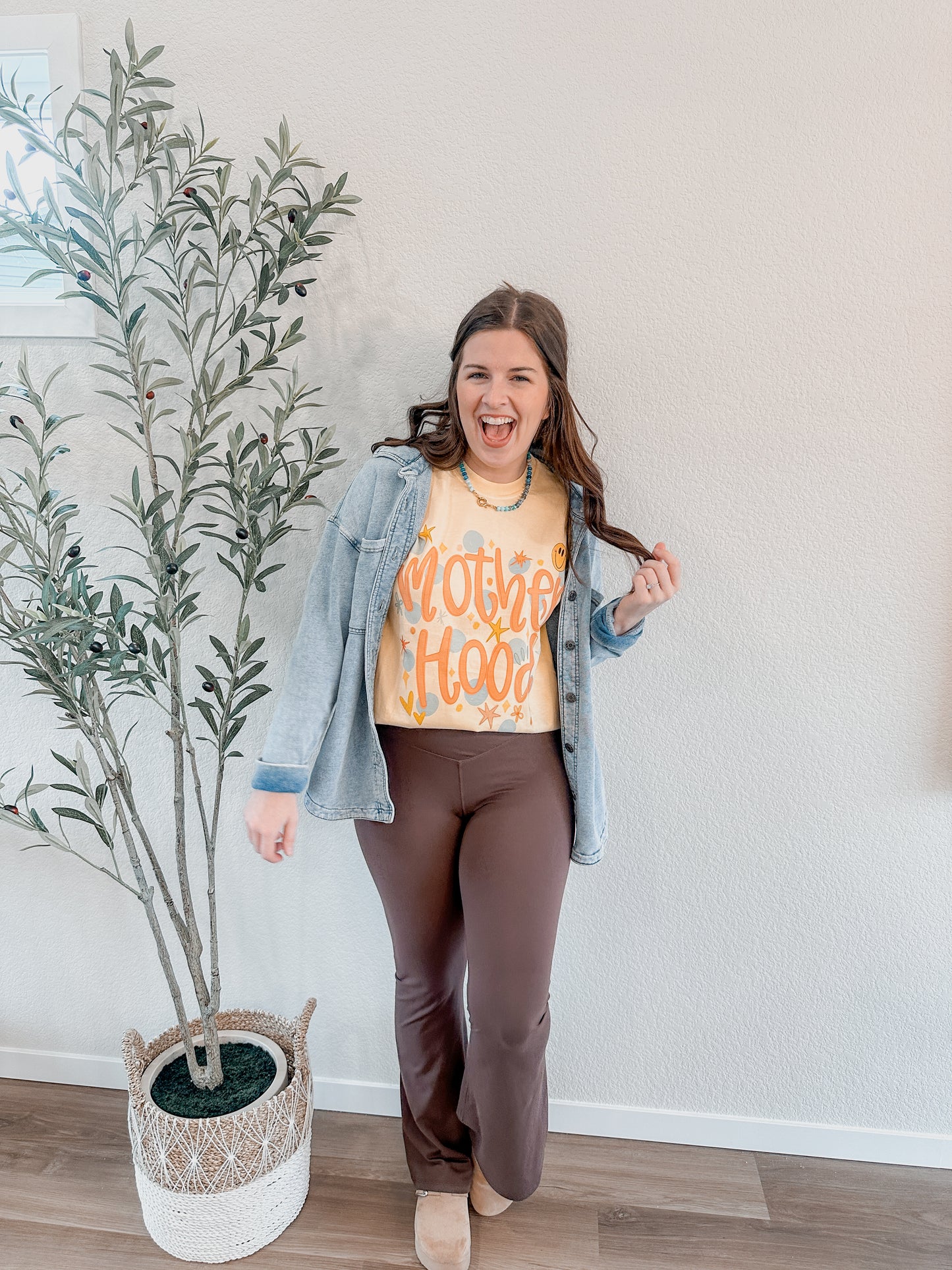 Motherhood Polka Dot Tee