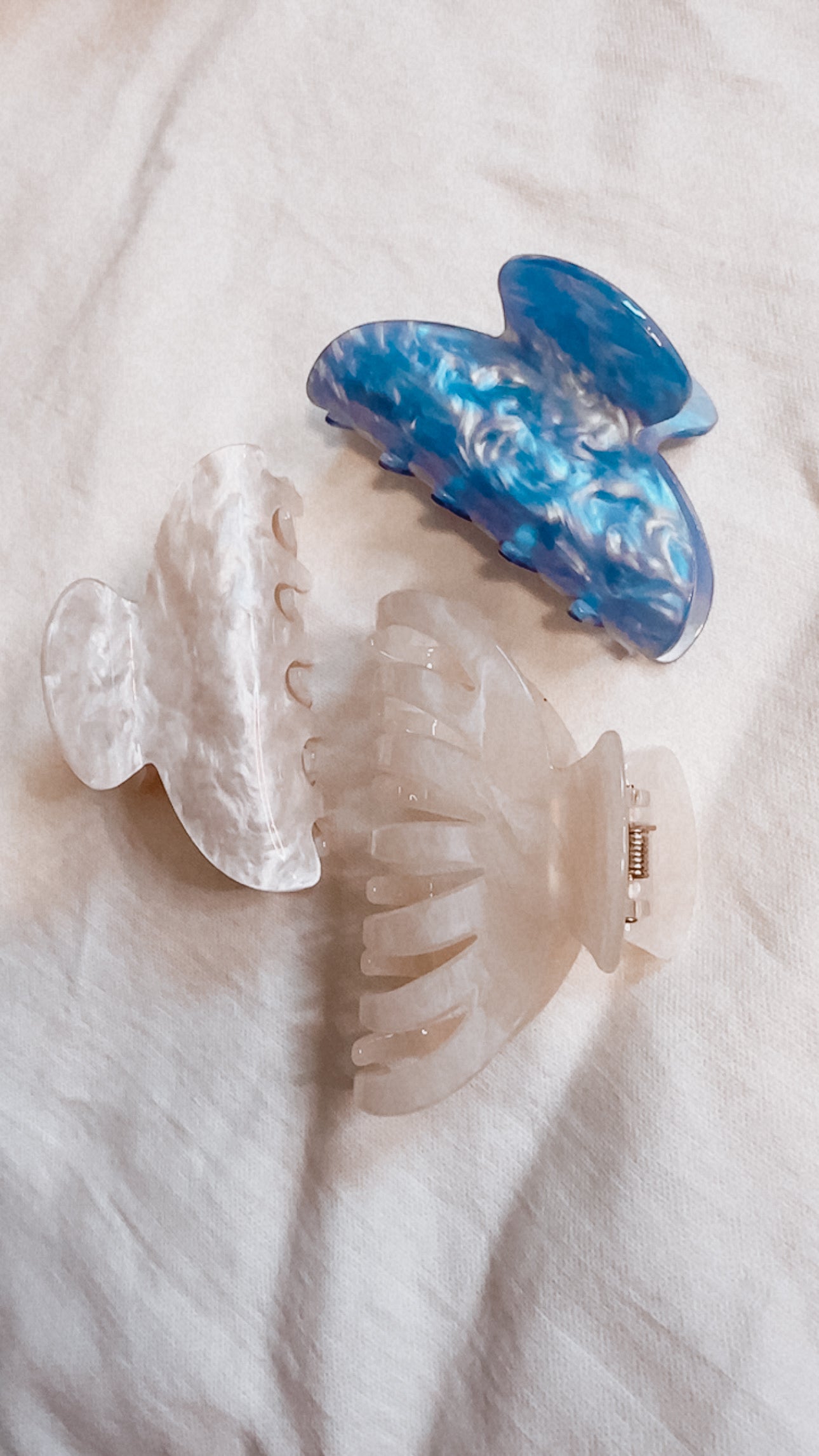 Deep Waters Half Moon Claw Clip