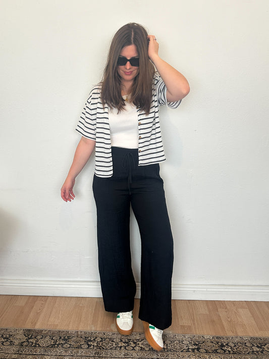 Black Wide Leg Pants