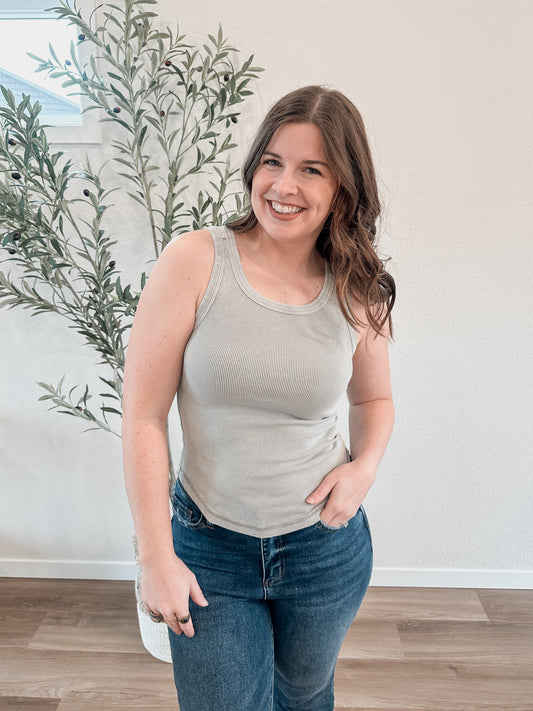 Grey Washed Tank