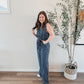 Navy Stripe Jumpsuit