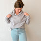Soft Lightweight Heather Grey Hoodie