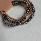Charcoal Shimmer Bracelet Set