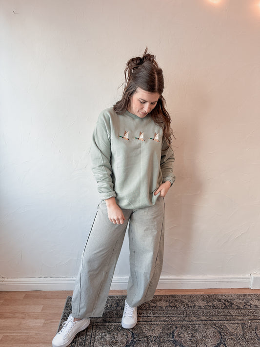 Mallard Embroidered Sweatshirt