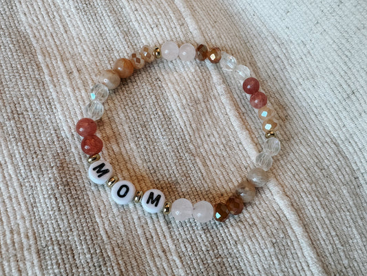 MOM / MAMA Stone Bracelet