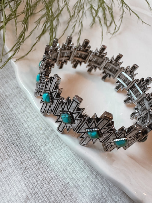 Aztec Stretch Bracelet