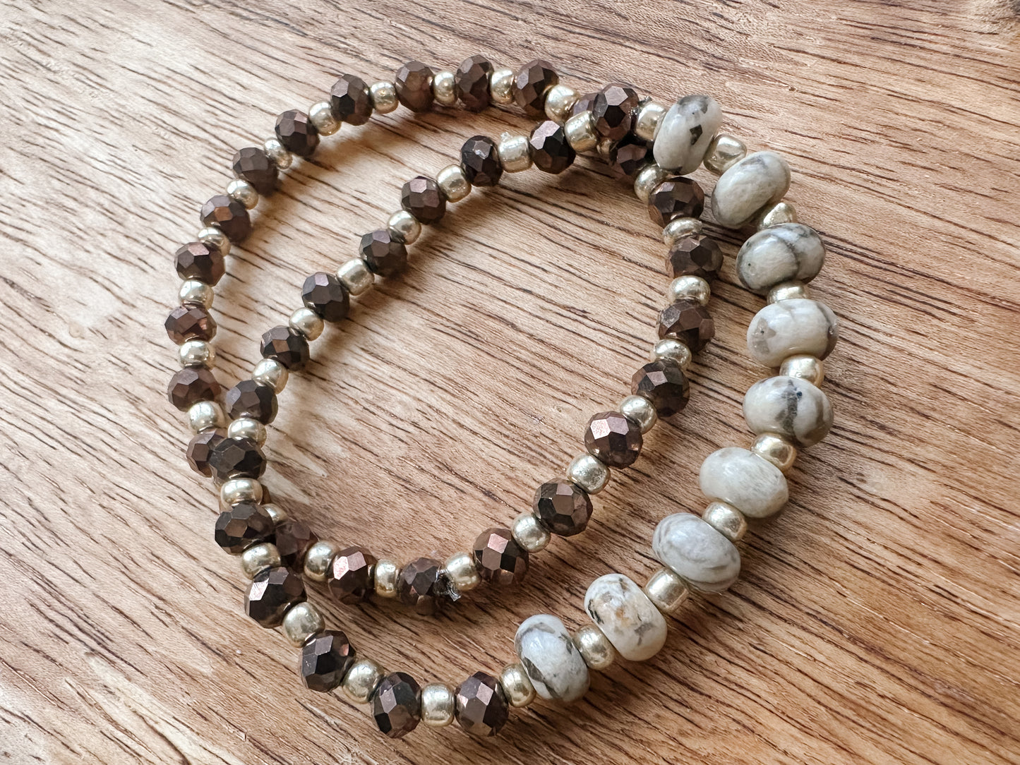 Ivory Natural Bracelet Set