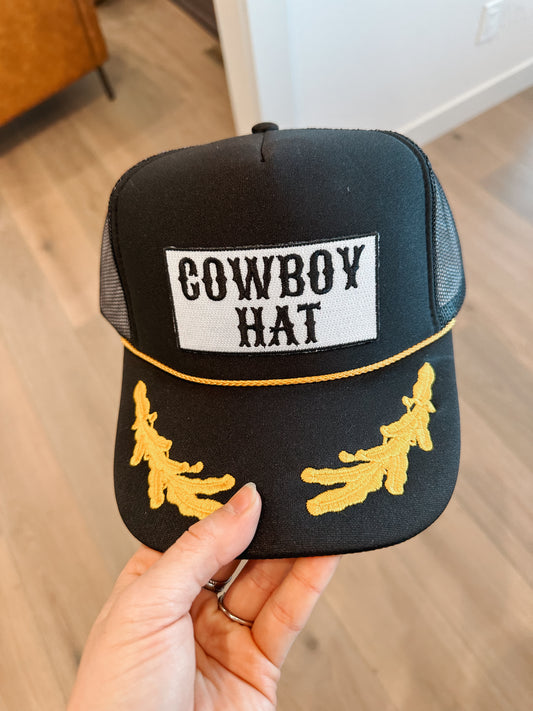 Cowboy Hat Captain Hat