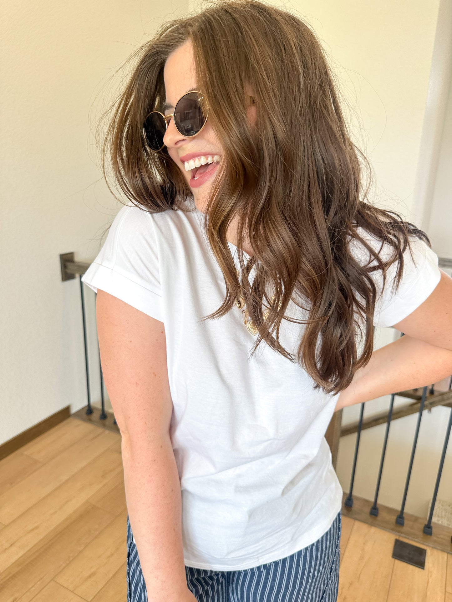 Essential Cotton Cap Sleeve Tees