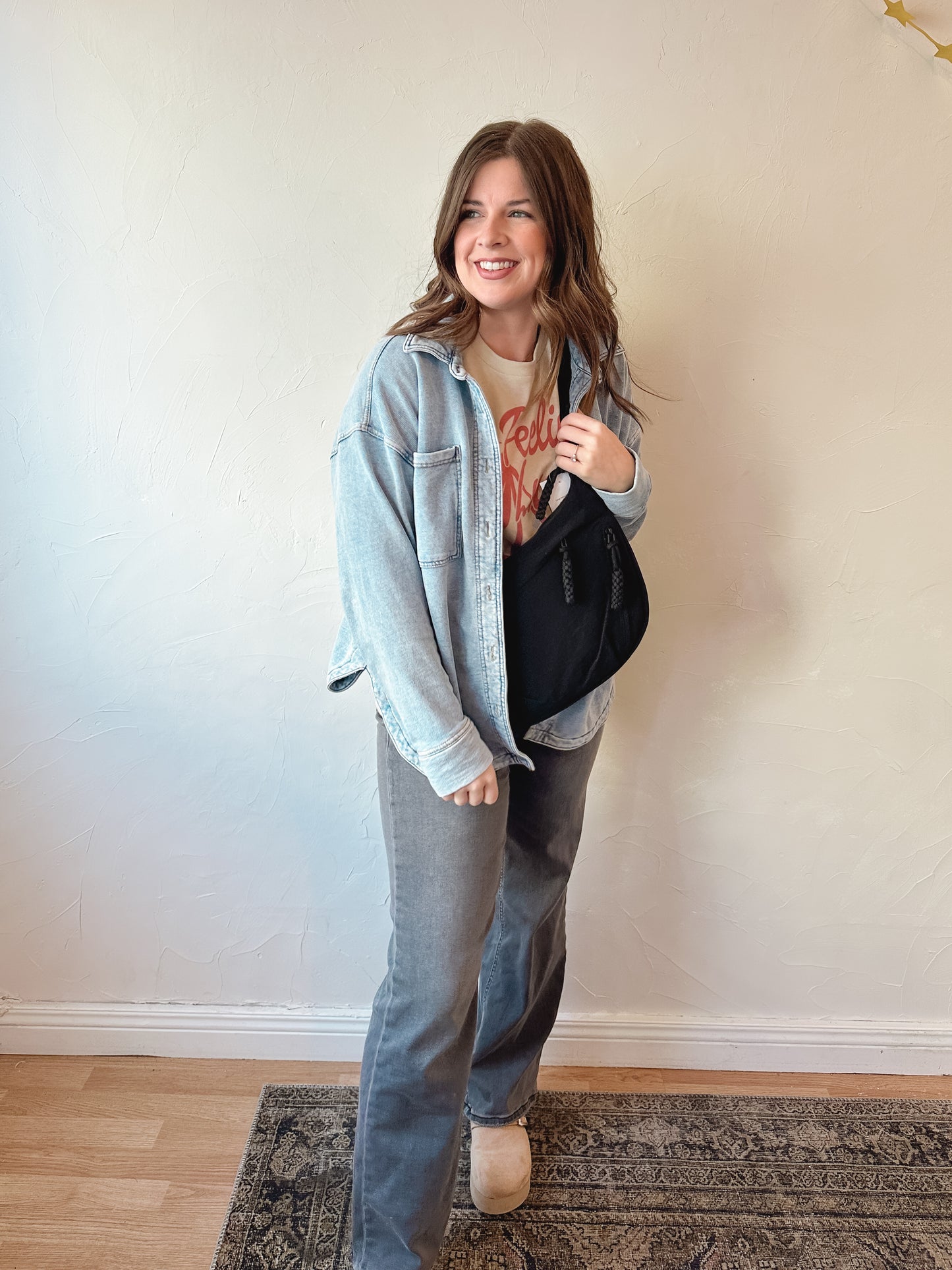 Large Nylon Sling Bag