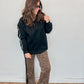 Cheetah Printed Knit Pants