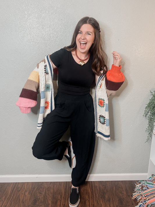 Essential Barrel Linen Pants