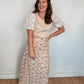 Cream Floral Skirt