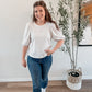 Essential Puff Sleeve Cotton Top