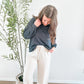 Oatmeal Stripe Linen Pants