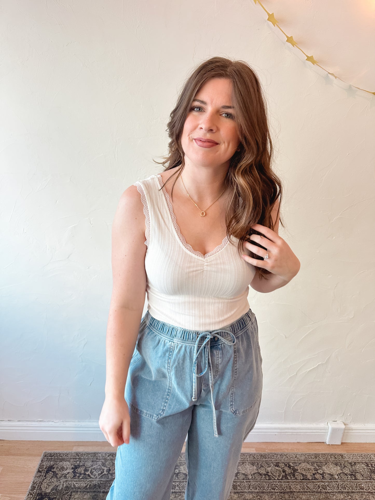 Essential Lace Cami Tank